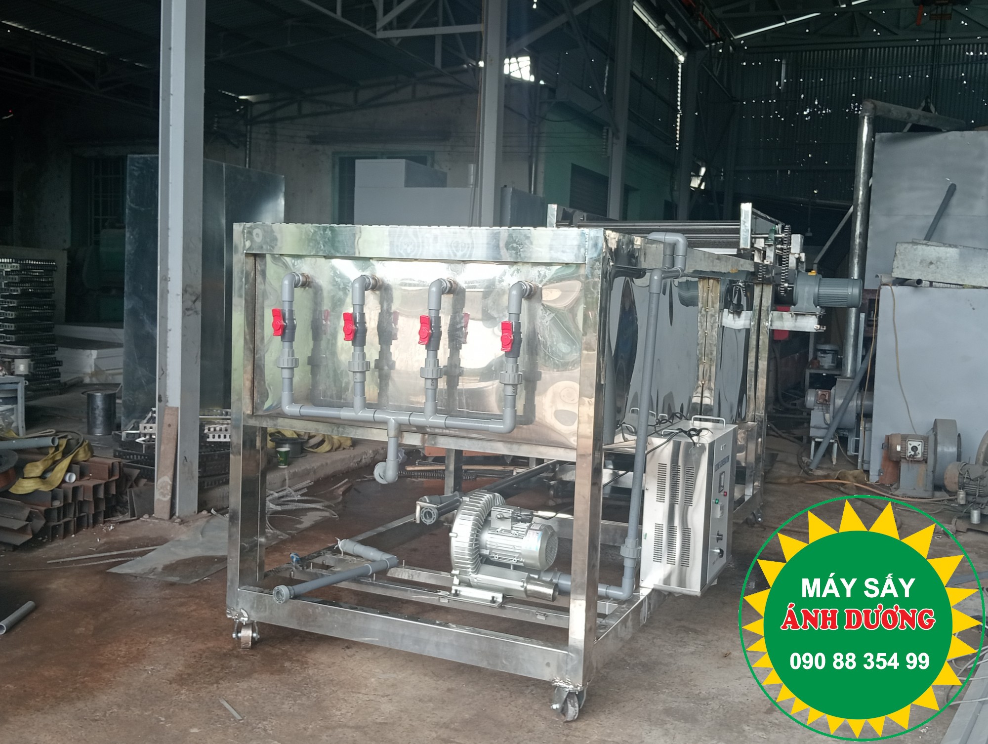 Máy Rửa Rau Củ Quả ADR NS02 Ánh Dương – Giải Pháp Tối Ưu Cho Nông Sản Sạch