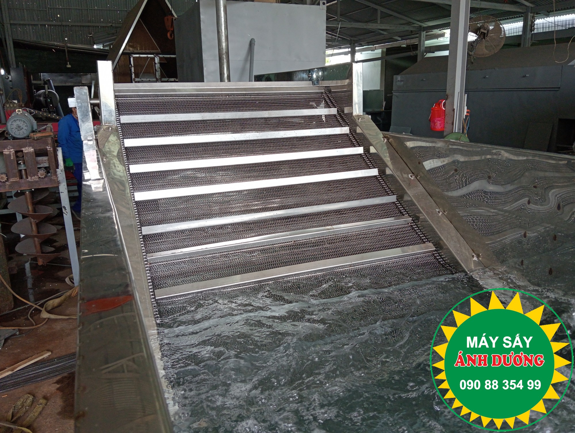 Máy Rửa Rau Củ Quả ADR NS02 Ánh Dương – Giải Pháp Tối Ưu Cho Nông Sản Sạch