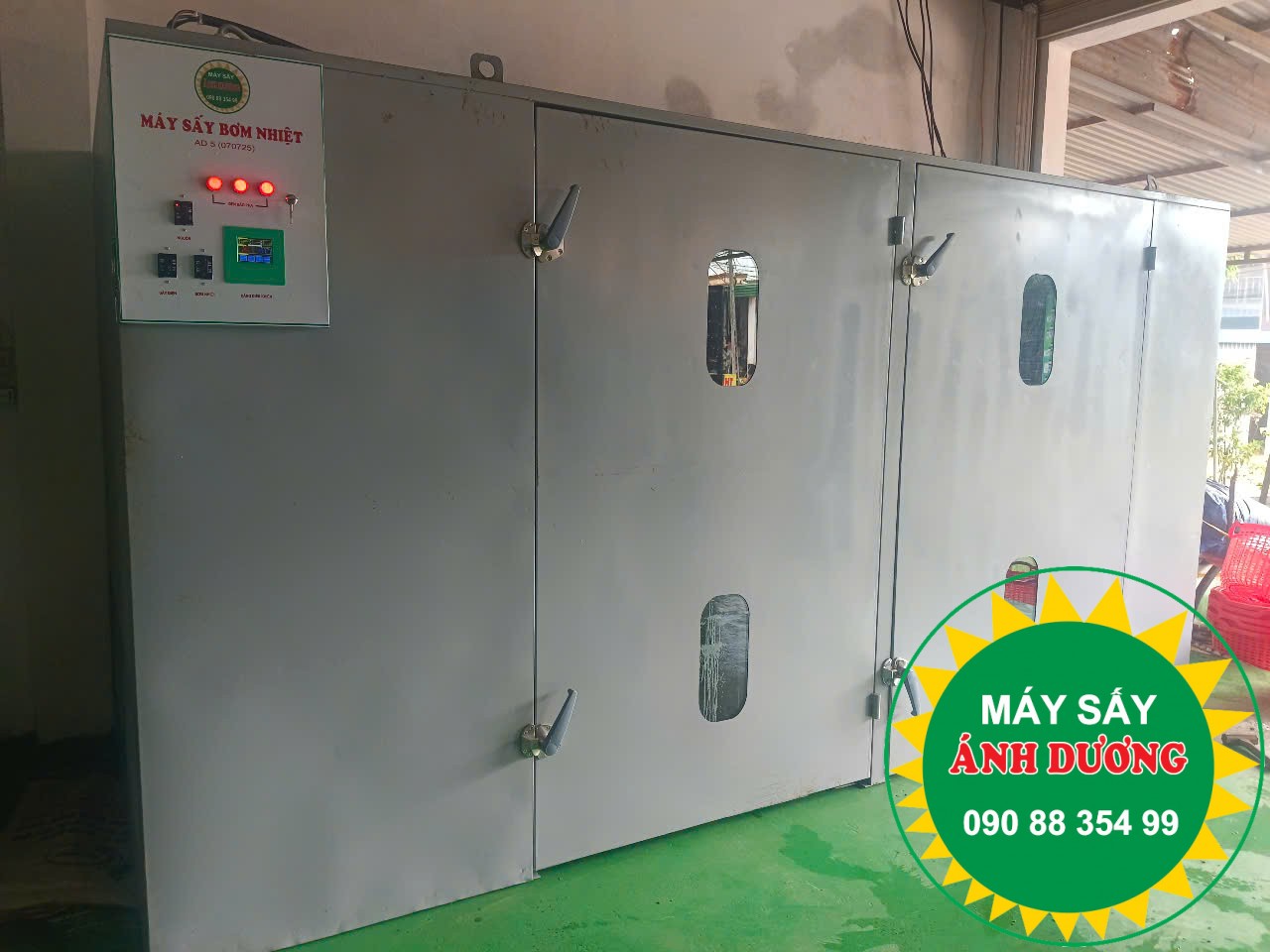 Máy sấy Bơm Nhiệt AD5 - 72 khay sấy  Ánh Dương